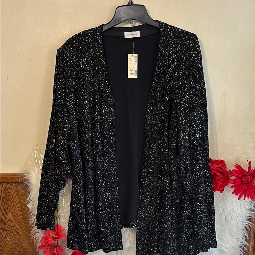 Avenue Black Cardigan